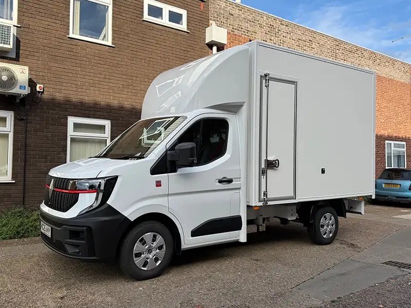 View of the Cooltainer Fridge Luton Renault Master 150bhp L2 Fridge Luton